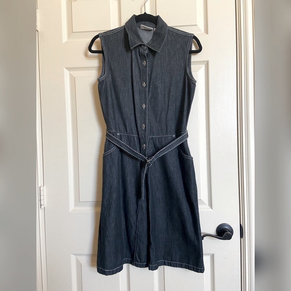 Liz Claiborne “Lizwear Jeans” Petite Midi Dress